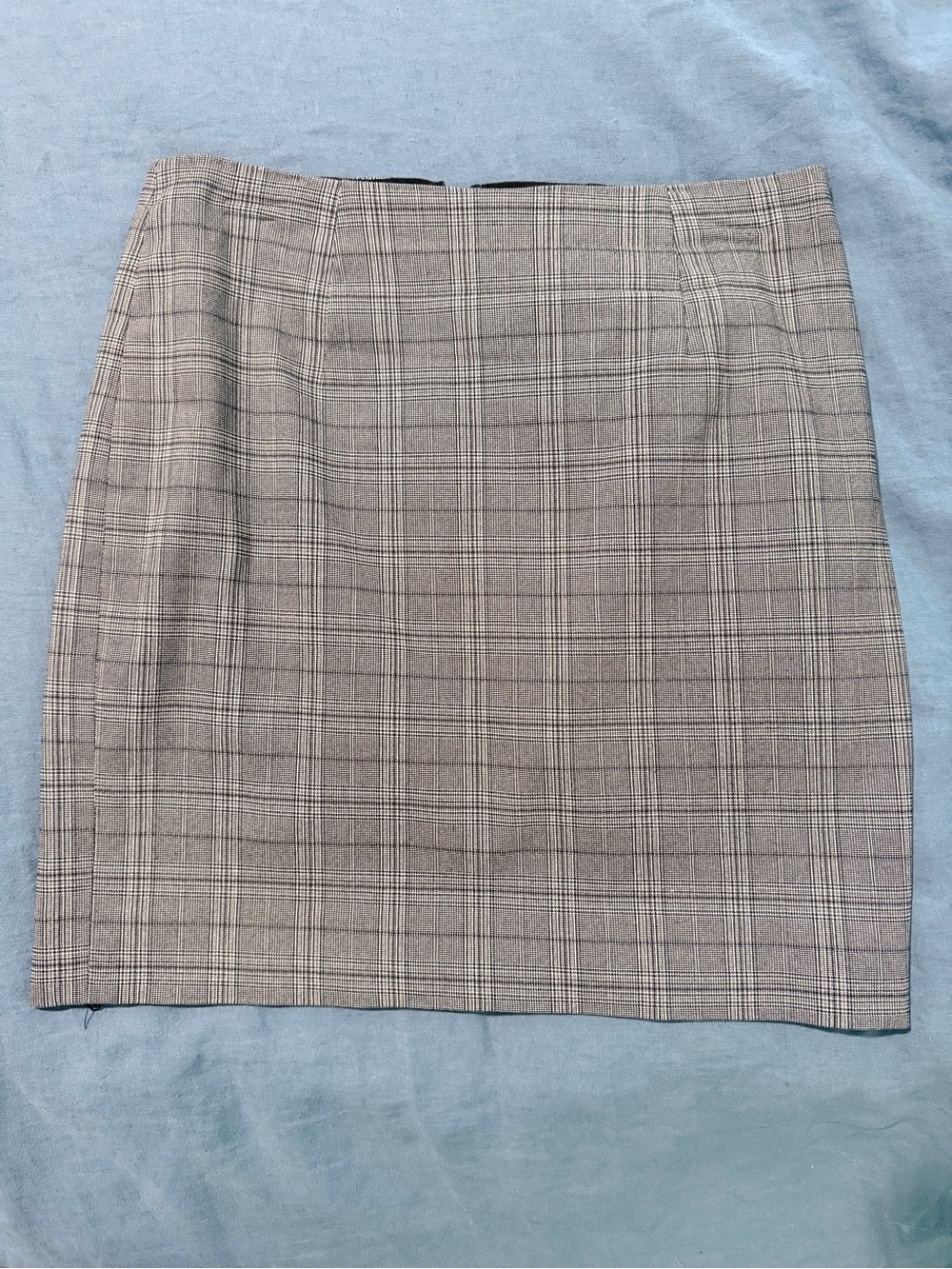 Gianni Bini Gray Plaid Mini Skirt